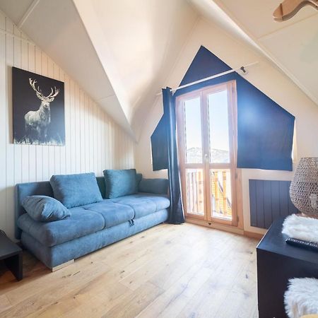 Apartmán Le Cerf - Duplex Avec Superbe Vue Montagne Les Angles  Exteriér fotografie