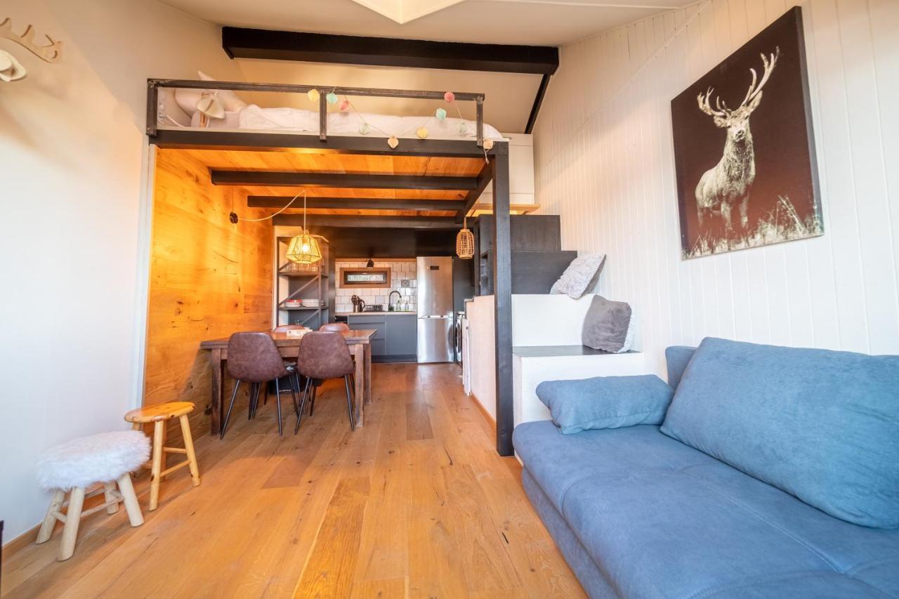 Apartmán Le Cerf - Duplex Avec Superbe Vue Montagne Les Angles  Exteriér fotografie